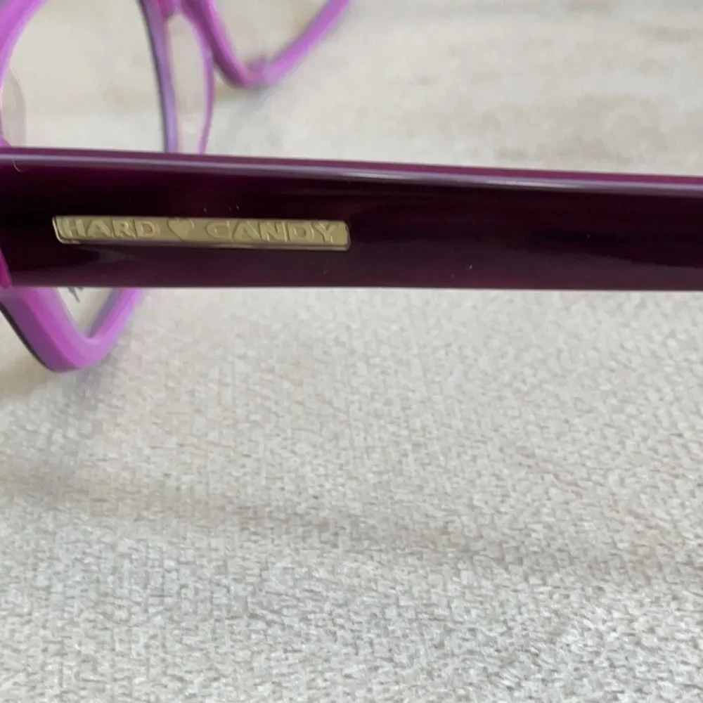 COPY - COPY - NWT HARD CANDY EYEGLASSES HC04 DPUR 53 16 135 PURPLE FRAMES NEW L… - Picture 5 of 9